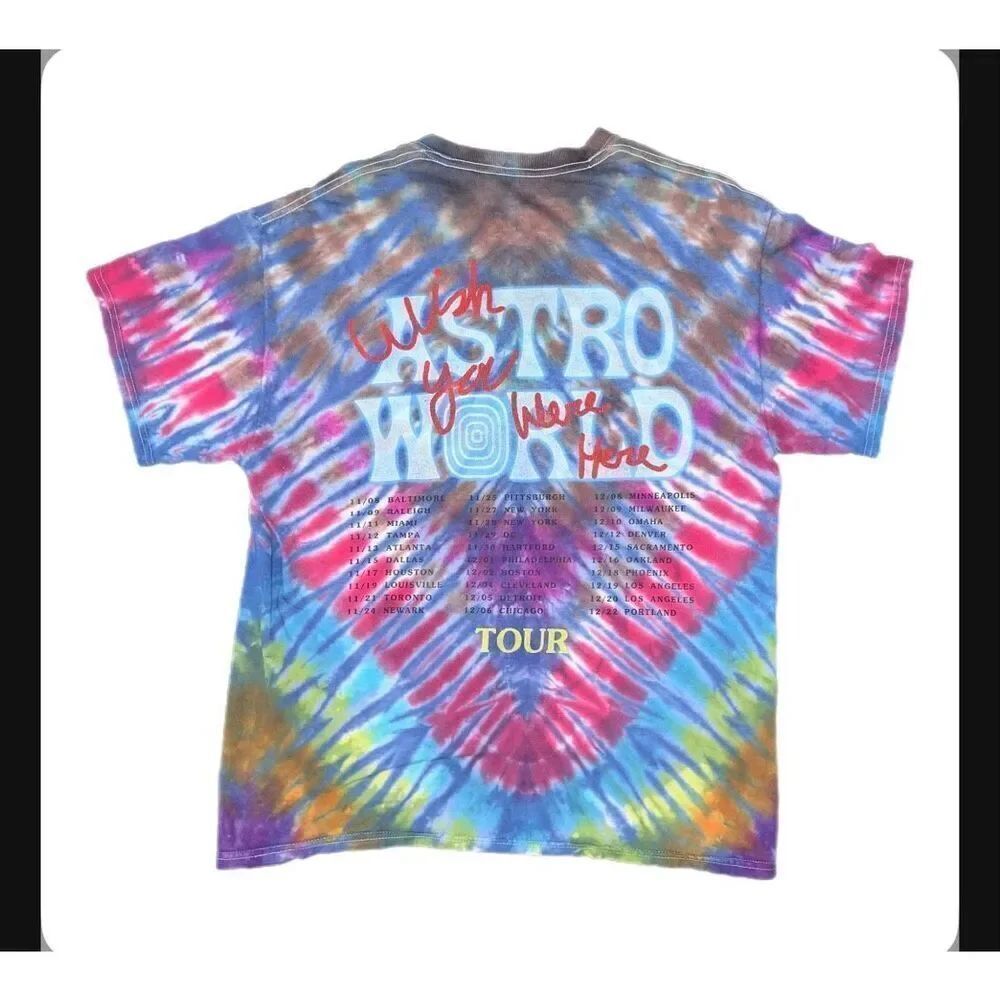 Travis Scott Astro World Tie-Dye Tee